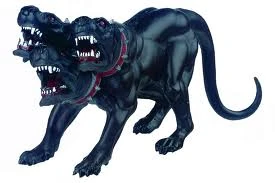 Das Bild zeigt Kerberos, einen dreiköpfigen Hund aus der griechischen Mythologie, der oft als Wächter der Unterwelt beschrieben wird. In der Debatte über die Trinität erwähnte Dr. William Lane Craig Kerberos als Gedankenexperiment, um die Idee von mehreren „Bewusstseinszentren“ in einem Wesen zu veranschaulichen. Kritiker wie Muhammad Hijab griffen dieses Beispiel auf und stellten es fälschlicherweise als direkten Vergleich zur Trinität dar, um zu behaupten, dass die Trinität widerlegt sei. Tatsächlich nutzte Craig Kerberos jedoch nicht als Analogie, sondern lediglich als Veranschaulichung, was Hijabs Kritik in diesem Punkt als haltlos erscheinen lässt.
